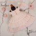 Piccolo Bambino Βαπτιστικό φόρεμα για κορίτσι 602-35 ροζ
