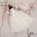 Piccolo Bambino Βαπτιστικό φόρεμα για κορίτσι 607-40-λευκό