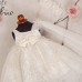 Piccolo Bambino Βαπτιστικό φόρεμα για κορίτσι 605-38 λευκό