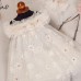Piccolo Bambino Βαπτιστικό φόρεμα για κορίτσι 612-44 λευκό
