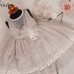 Piccolo Bambino Βαπτιστικό φόρεμα για κορίτσι 614-45-μπεζ