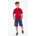 Hashtag Polo Μπλούζα για Αγόρι t-shirt 238718 No 6-16 κόκκινη