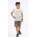 Hashtag Σετ Βερμούδα T-Shirt για Αγόρι 238813 Νο 1-6 λαδί