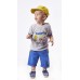 Hashtag Σετ Βερμούδα με καπέλο για Αγόρι 238619 Νο 6-24 μηνών μπλε