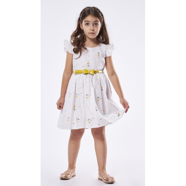 Εβίτα φόρεμα για κορίτσι 238230 Νο 1-6 λευκό