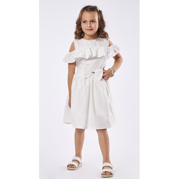 Εβίτα Φόρεμα για Κορίτσι 238220 Νο 1-6 λευκό