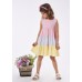 Εβίτα φόρεμα για κορίτσι με κορδέλα 238238 Νο 1-6 ροζ