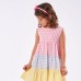 Εβίτα φόρεμα για κορίτσι με κορδέλα 238238 Νο 1-6 ροζ