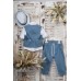 Piccolo Bambino Βαπτιστικό Κοστούμι με Γιλέκο Για Αγόρι 06-755 Μπλε