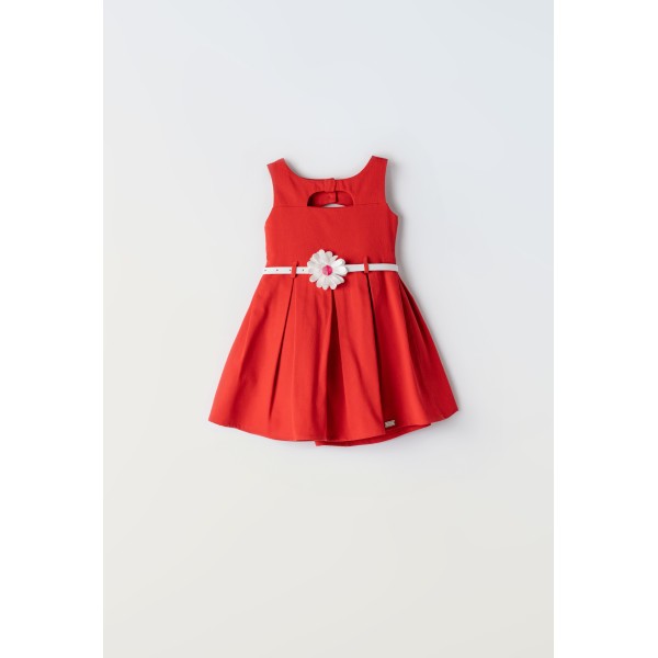 Εβίτα Φόρεμα Για Κορίτσι 242206 Νο 1-6 Ετών Κόκκινο