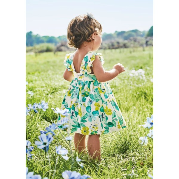 Mayoral Φόρεμα Για Κορίτσι 01910-079 Νο 6-36 Μηνών Πράσινο