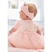 Mayoral Φόρεμα Με Ενσωματωμένο Ολόσωμο Φορμάκι Για Κορίτσι 01629-046 Νο 0-18 Μηνών Ροζ
