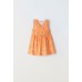 Εβίτα Φόρεμα Για Κορίτσι 242265 Νο 1-6 Ετών Πορτοκαλί