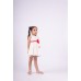 Εβίτα Φόρεμα Για Κορίτσι 242202 Νο 1-6 Ετών Λευκό
