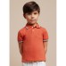 Mayoral Polo Μπλούζα Για Αγόρι 03103-071 No 2-9 Ετών Πορτοκαλί