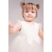 Εβίτα Φόρεμα Για Κορίτσι 242520 Νο 6-24 Μηνών Λευκό
