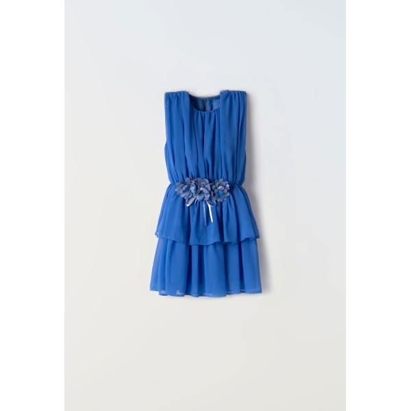 Εβίτα Φόρεμα Για Κορίτσι 242036 Νο 6-16 Ετών Μπλε Ρουά