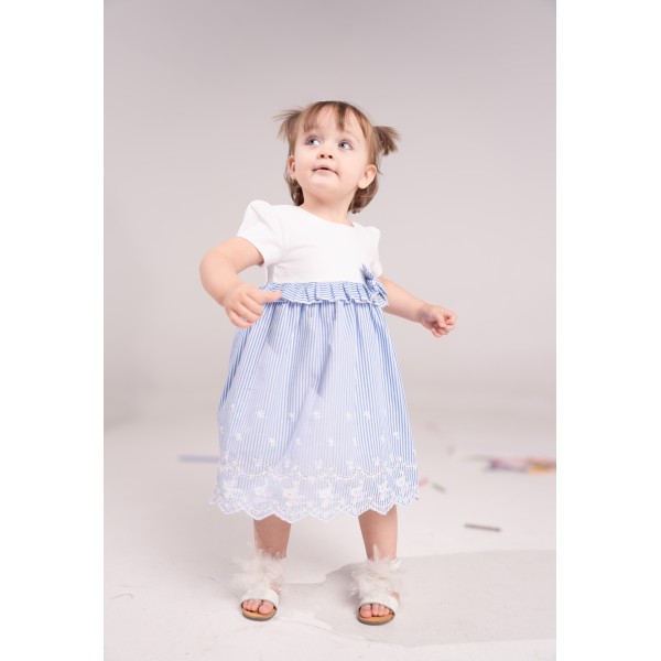 Εβίτα Φόρεμα Για Κορίτσι 242508 6-24 Μηνών Γαλάζιο