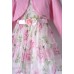 Εβίτα Φόρεμα με Μπολερό Για Κορίτσι 242207 Νο 1-6 Ετών Φλοράλ Ροζ