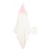 Ebita Hashtag Mini Βρεφική Κάπα-Μπουρνούζι με Γαντάκι-Σφουγγαράκι Για Κορίτσι MI-15 Λευκό