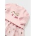 Mayoral New Born Πλεκτό Φόρεμα με Τούλι Για Κορίτσι 02865-039 Νο 0-18 Μηνών Ροζ