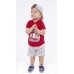 Hashtag Σετ Βερμούδα με T-Shirt για αγόρι 238610 Νο 6-18 μηνών κόκκινο