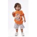 Hashtag Σετ Βερμούδα με T-Shirt για αγόρι 238610 Νο 6-18 μηνών πορτοκαλί