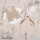 Piccolo Bambino Βαπτιστικό κοστούμι για αγόρι με γιλέκο 626-05 μπεζ