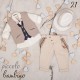 Piccolo Bambino Βαπτιστικό κοστούμι για αγόρι με γιλέκο 633-21 εκρού