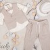 Piccolo Bambino Βαπτιστικό κοστούμι για αγόρι με γιλέκο 630-15 εκρού