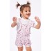 Εβίτα Ολόσωμο Σορτσάκι Με T-Shirt για Κορίτσι 238510 Νο 3-24 Μηνών Ροζ