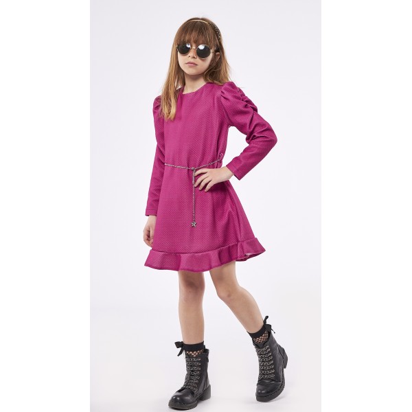 Εβίτα Παιδικό Φόρεμα για Κορίτσι 239063 Νο 6-16 Mωβ