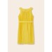 Mayoral Φόρεμα με ζωνάκι φιόγκο κορίτσι 06915-027 Νο 8-18 Κίτρινο 