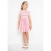 Mayoral Φόρεμα σταμπωτό λινό κορίτσι 03922-031 No 2-9 Ροζ 