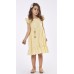 Εβίτα Φόρεμα για Κορίτσι με ζώνη 238222 Νο 1-6 Κίτρινο