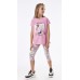 Εβίτα Σετ Κολάν για Κορίτσι t-shirt 238007 No 6-16 Ροζ