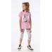 Εβίτα Σετ Κολάν για Κορίτσι t-shirt 238007 No 6-16 Ροζ