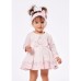 Εβίτα Φόρεμα για Κορίτσι με μπολερό 238505 Νο 6-24 μηνών Ροζ