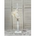 Carousel ολοκληρωμένο πακέτο βάπτισης για κορίτσι με θέμα "Στεφάνι με Λουλούδια και Φτερά" Βαλίτσα THO-061 15 τμχ