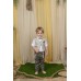 Carousel Βαπτιστικό Κουστουμάκι Με Γιλέκο Για Αγόρι CA-004 Λαδί 