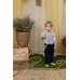 Carousel Βαπτιστικό Κουστουμάκι Με Γιλέκο Για Αγόρι CA-007 Μπλε 