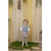 Carousel Βαπτιστικό Κουστουμάκι Με Γιλέκο Για Αγόρι CA-008 Γαλάζιο 