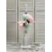 Guy Laroche ολοκληρωμένο πακέτο βάπτισης για κορίτσι με θέμα "Λουλούδια" ψάθινο καλάθι THO-025 15 τμχ
