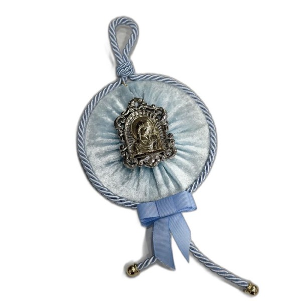 Dimitressi Κρεμαστό Διακοσμητικό Με Παναγία GV-936 Γαλάζιο 