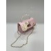 Παιδικό Γκλιτεροτό Τσαντάκι Με Λουλούδια Για Κορίτσι TE-005 Ροζ