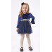 Εβίτα Βελούδινο Φόρεμα για Κορίτσι 239269 Νο 1-6 Ετών Μπλε Ρουά