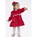 Εβίτα Φόρεμα με Κορδέλα για Κορίτσι 239522 Νο 6-36 Μηνών Κόκκινο